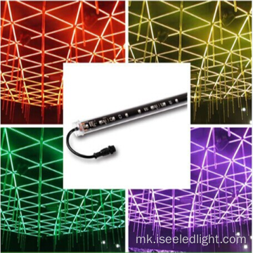 Диско DMX LED RGB пиксели 3Д цевка